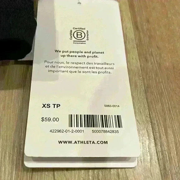 Athleta freestyle camo bikini swimsuit top and bottom blue black print - Picture 4 of 6